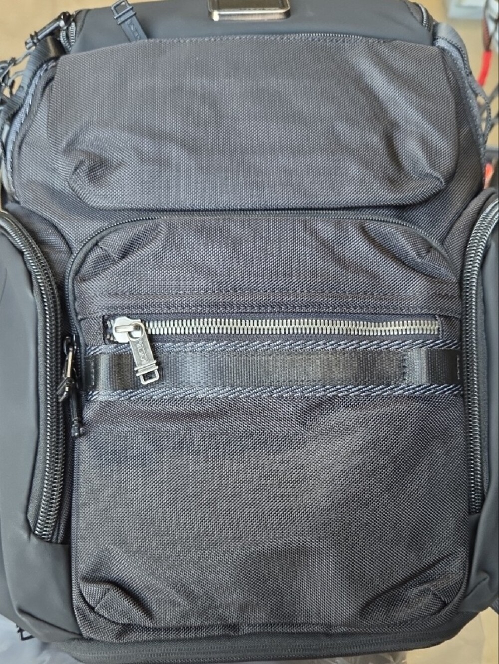 Tumi Black & Red Men's Backpack Bag